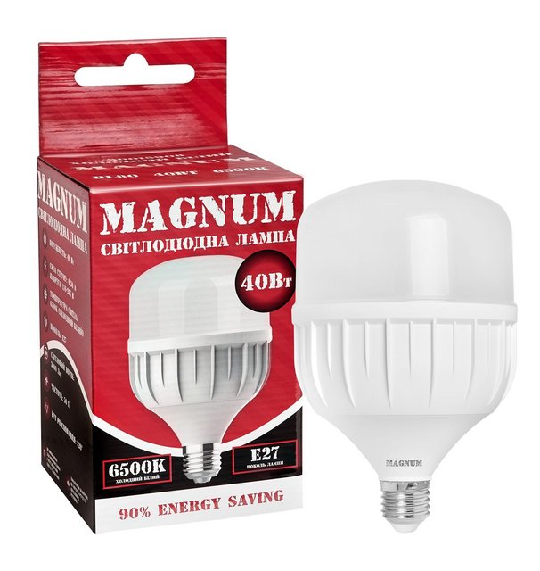 Лампа світлодіодна MAGNUM (4823085815736) BL80, 40Вт, E27, 6500К